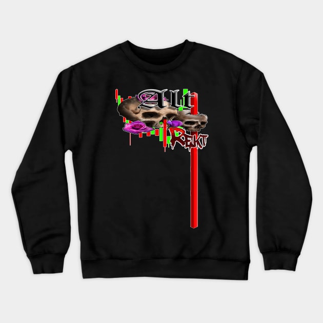 Alt REKT Crewneck Sweatshirt by Destro